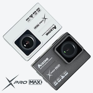 에이스원 XPRO MAX 10시간 대용량 배터리 액션캠 4K 흔들림방지 터치스크린 30M 방수 블랙박스 바디캠, 블랙