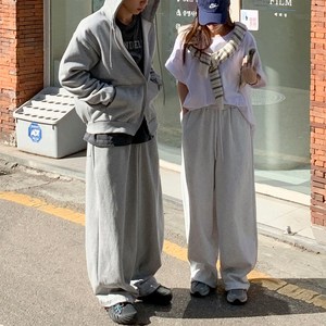 앤샵 [국내생산/남녀공용] 리가 와이드 벌룬 데일리 트레이닝 밴딩 팬츠 (3colo)