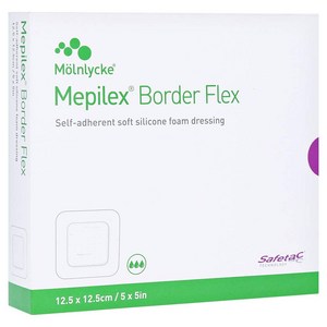 메피렉스 보더플렉스 12.5 x 12.5cm(10장) [대리점직영 광고심의필 정품확인] Mepilex 욕창 궤양 수술후 상처 화상 진물 상처관리 병원용 전문제품 재생밴드, 1세트