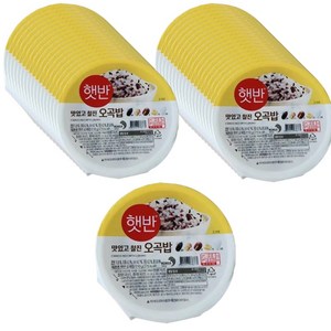 햇반 오곡밥, 210g, 36개