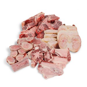 [전통참한우] 사골2kg+잡뼈2kg+꼬리반골2kg+우족2kg 총 8kg (몸보신/곰탕용), 1개