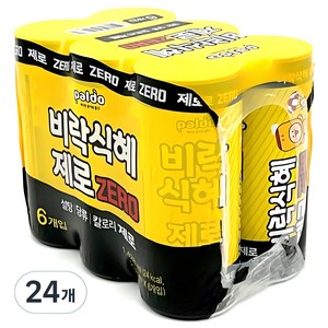 팔도 비락식혜 제로 슬림캔, 238ml, 24개