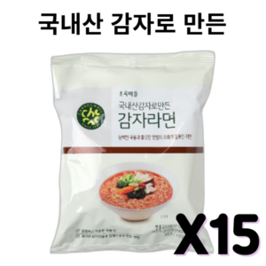 초록마을 감자라면, 15개