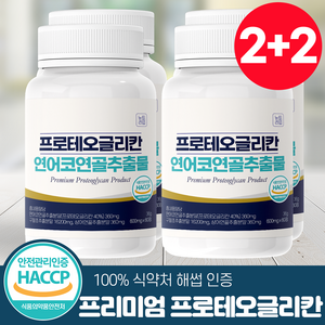 프로테오글리칸 88MAX 연어코연골 추출물 식약처 HACCP 인증 60정, 4개