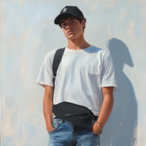 노마드어반 슬링 힙색 남성용 미니멀 크로스백 (생활 방수)