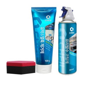 제일 유막제거제 100g + 유리발수코팅제 360ml + 스펀지, 1세트