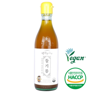 방앗간아이 저온압착 100%통참깨 착한들기름 350ml 비건들기름, 1개