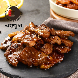 여향갈비 수제돼지 간장양념구이, 5개, 700g