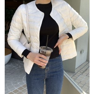 (KC인증/당일발송/사은품) 여성 경량패딩 다운 100% 자켓 라운드 V넥 투웨이 (8컬러)
