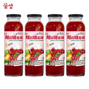 꽃샘 체리 배퓨레, 600g, 4개, 4개, 1개입