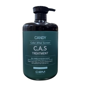 씨투엠 C2M 캔디 카스 트리트먼트 1000ml/염색 모발 헤어팩 대용량 전후처리, 1개, 1000ml