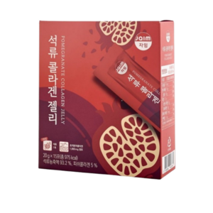 자임 석류 콜라겐 젤리 15포, 1개, 20g