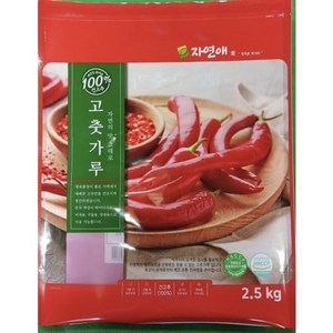 [최고푸드] 자연애고춧가루2.5kg(김치용)굵은입자, 1개, 2.5kg