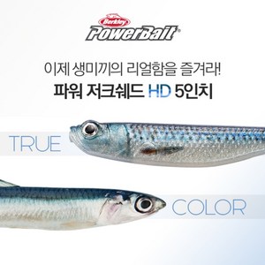 버클리 파워 저크쉐드 HD 5인치 광어 다운샷 웜 베이트, HDDLF HD 만세기