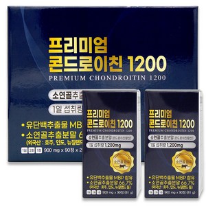 프리미엄 콘드로이친 1200 소연골 180정 3개월분, 2개, 90정