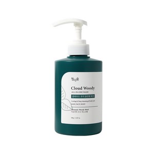 청다움 클라우드 우디 올인원 바디워시 클렌저 샴푸 500ml, 1개, 450g