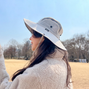 카르세 시원해 여성 등산모자 여름 아웃도어모자 등산용모자, 아이보리