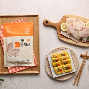 피터씨마켓 가시제로 한입동태살 500g 잔가시없는 우리아이 동태전 대구전, 1개