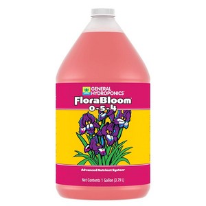 Geneal Hydoponics Floa Bloom 개화기 비료 영양제 수경재배 액비 3.79리터, 1개, 3.79L