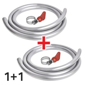 와이넷 꼬이지않는말랑이물호스1M+호스밴드 1+1