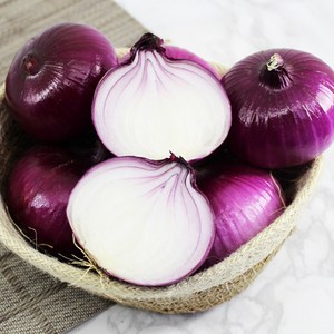 [엄지척농산물] 아삭달큰한 국내산 자색양파, 3kg 중, 1개