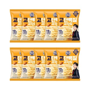 이지프로틴 고단백질 감자칩 소금빵맛, 50g, 10개