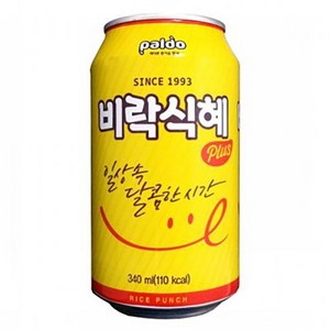 팔도 비락 식혜 340ml 48캔, 48개