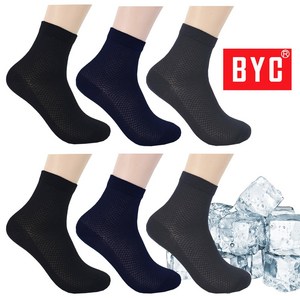 BYC 쿨비즈 중목양말 6켤레