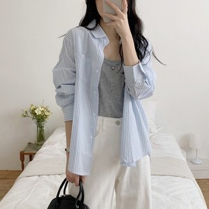 [뉴데이]데일리 여성 스트라이프 셔츠