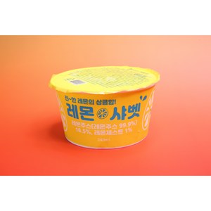 [240ml] 지엔씨 레몬샤베트 / 박스 12팩, 12개, 240ml