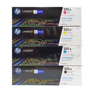 HP 정품토너 No.201A CF400A 검정 M252dw 1.5K M252dw, 1개