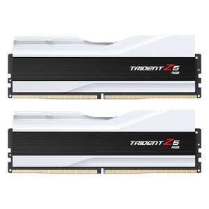 G.SKILL DDR5-6000 CL30 TRIDENT Z5 RGB 화이트 패키지 (64GB(32Gx2)), 2개