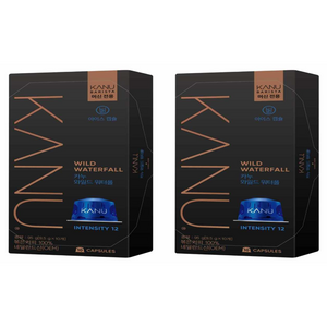 카누 바리스타 머신 전용 캡슐커피 와일드워터폴, 9.5g, 10개입, 2개
