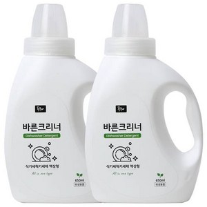 몽블 식기세척기 세제 올인원 650ml, 1.3L