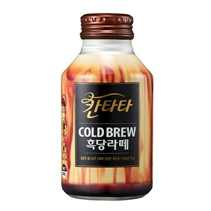 칸타타 콜드브루 흑당라떼 275mlX12개 캔커피, 12개, 275ml