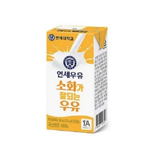 연세우유 소화가 잘되는 우유, 190ml, 24개