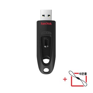 샌디스크 울트라 CZ48 USB 3.0 메모리 + USB 고리, 64GB, 1개