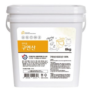 위아홈 구연산 대용량 8kg 다용도세제 바스켓+계량스푼증정, 1개