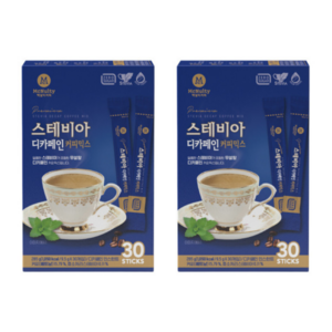 맥널티커피 스테비아 디카페인 커피믹스, 9.5g, 30개입, 2개