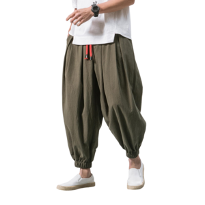 남자 와이드 빅사이즈 린넨 배기팬츠/벌룬팬츠 Men's trousers