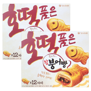 오리온 호떡품은 참붕어빵 372gx2, 372g, 2개