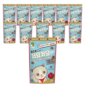 캐츠랑 3개월이후 고양이 저요저요 보양간식, 참치, 60g, 24개