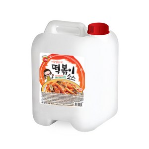 [31마켓] 진미 매콤달콤 떡볶이 소스 양념장 10kg 국물 대용량 업소용 식당용, 1개