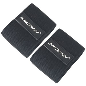 희우스포츠 스쿼트밴드 힙밴드 하체운동 요가 엉덩이 근력 운동 밴드 1+1, 블랙+블랙