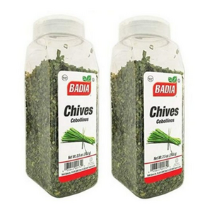 Badia 바디아 동결 건조 서양 부추 차이브 2.5oz(70g) x2개 Bottle Chives Dehydated Died koshe, 70g, 2개