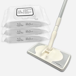 띵크픽 코코 밀대 걸레 특대형 + 물걸레 청소포 3p, 코코밀대걸레특대형+띵크픽물걸레청소포특대형3p, 1개