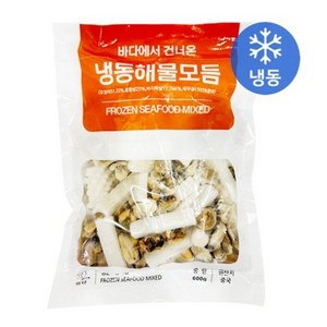 냉동 해물 모듬 해물믹스, 손질 해물모듬 600g, 1개, 600g