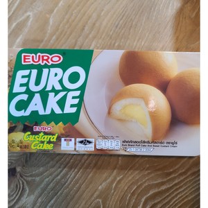 유로 바나나 커스터드케이크 Euro cake, 144g, 1개