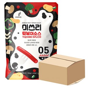 미쓰리 떡볶이 소스 불맛 50g 양념 분말소스 캠핑음식, 10개