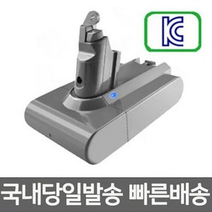 다이슨 V6 청소기 호환배터리 DC58 62 72/SV04 07 09 국내당일발송, V6-3000mAh, 1개